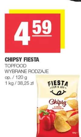 Chipsy wybrane rodzaje