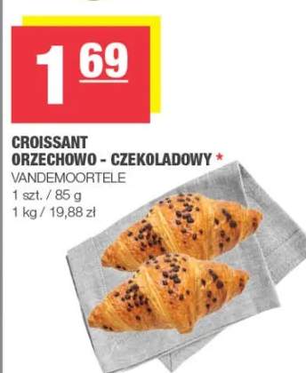 Croissant orzechowo - czekoladowy