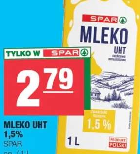 Mleko UHT 1,5%