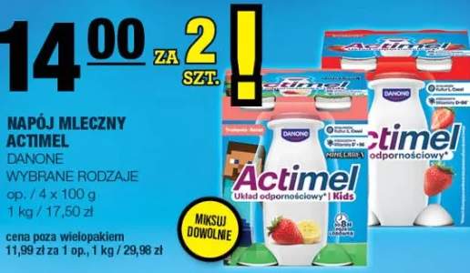 Napój mleczny Actimel