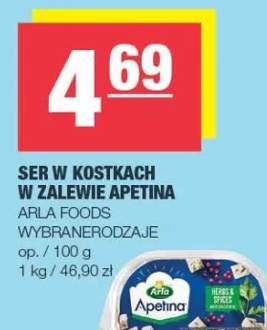 Ser w kostkach w zalewie Apetina