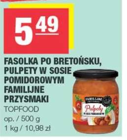 Fasolka po bretońsku, pulpety w sosie pomidorowym familijne przysmaki