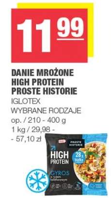 Danie mrożone High Protein proste historie