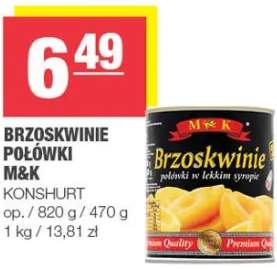 Brzoskwinie połówki