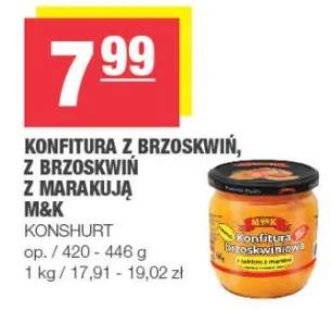 Konfitura z brzoskwiń, z brzoskwiń z marakują