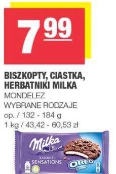 Biszkopty, ciastka, herbatniki Milka