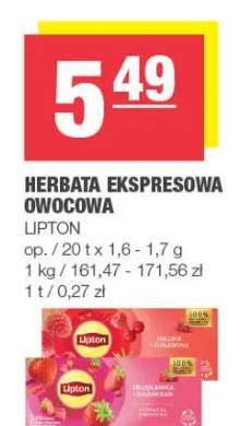 Herbata ekspresowa owocowa