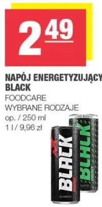 Napój energetyzujący Black
