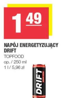 Napój energetyzujący Drift