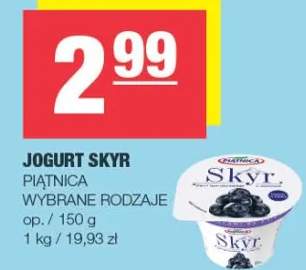 Jogurt Skyr wybrane rodzaje