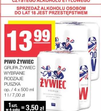 Piwo wybrane rodzaje puszka