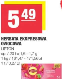 Herbata ekspresowa owocowa