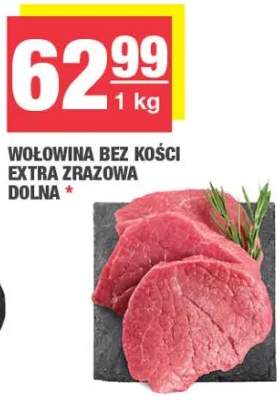 Wołowina bez kości extra zrazowa dolna