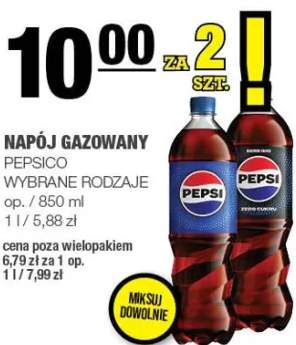 Napój gazowany wybrane rodzaje