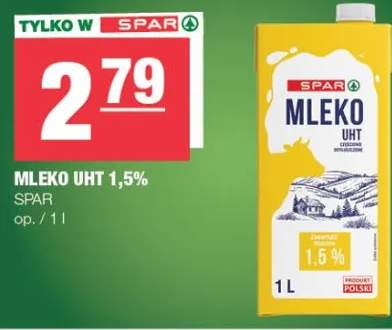 Mleko UHT 1,5%