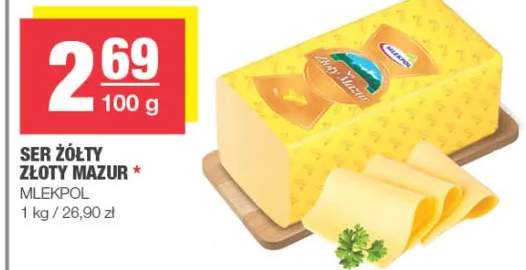 Ser żółty Złoty Mazur