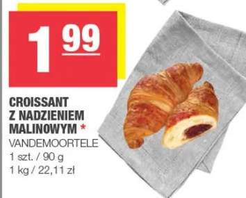Croissant z nadzieniem malinowym Vandemoortele