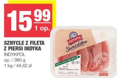 Sznycle z fileta z piersi indyka