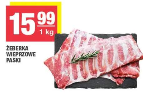 Żeberka wieprzowe paski
