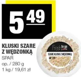 Kluski szare z wędzonką