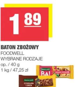 Baton zbożowy wybrane rodzaje