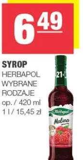 Syrop wybrane rodzaje