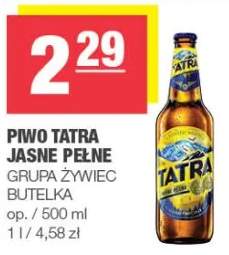 Piwo Tatra jasne pełne