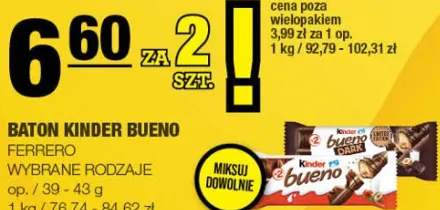 Baton kinder bueno wybrane rodzaje