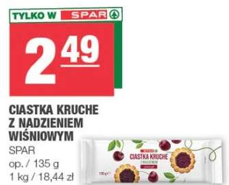 Ciastka kruche z nadzieniem wiśniowym