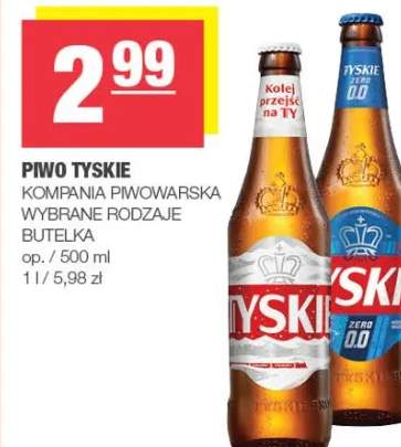 Piwo tyskie wybrane rodzaje butelka