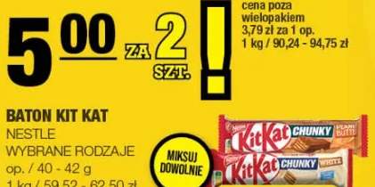 Baton kit kat wybrane rodzaje