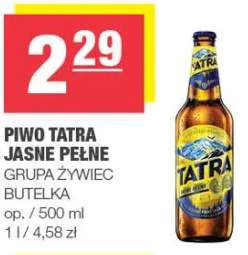 Piwo Tatra jasne pełne