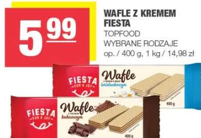 Wafle z kremem
