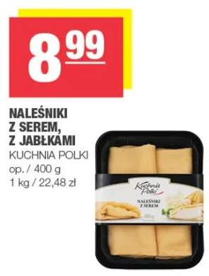 Naleśniki z serem, z jabłkami