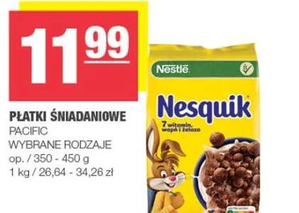 Płatki śniadaniowe wybrane rodzaje