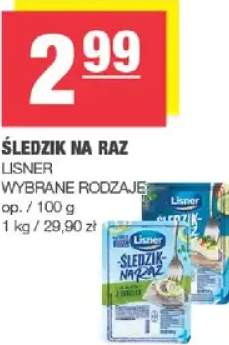 Śledzie na raz