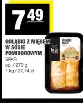 Gołąbki z mięsem w sosie pomidorowym