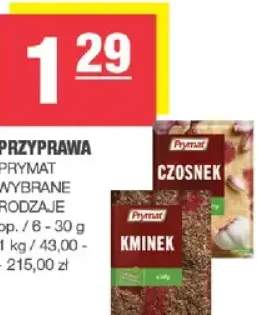 Przyprawa czosnek, kminek