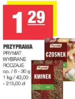 Przyprawa czosnek Prymat wybrane rodzaje