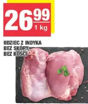 Udziec z indyka bez skóry, bez kości