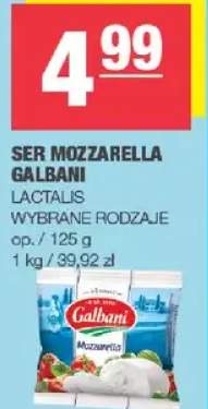 Ser mozzarella wybrane rodzaje