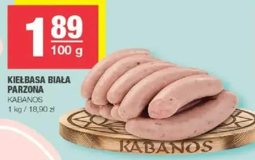 Kiełbasa biała parzona
