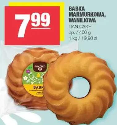 Babka marmurkowa, waniliowa