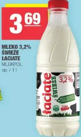 Mleko 3,2% świeże łaciate