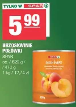 Brzoskwinie połówki
