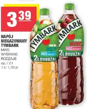 Napój niegazowany wybrane rodzaje