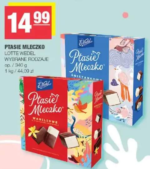 Ptasie Mleczko wybrane rodzaje