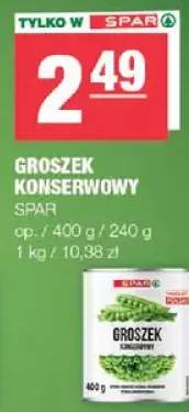 Groszek konserwowy