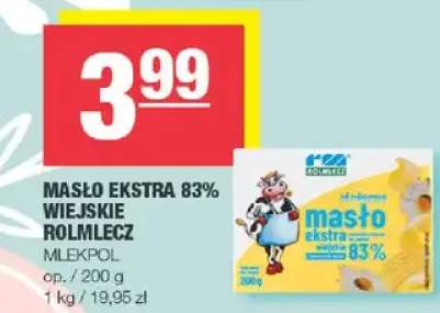 Masło ekstra 83% wiejskie