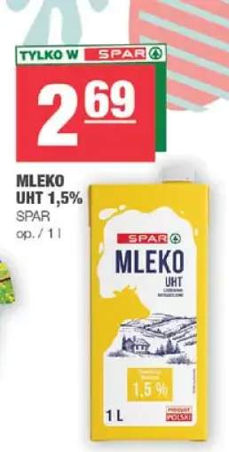 Mleko UHT 1,5%